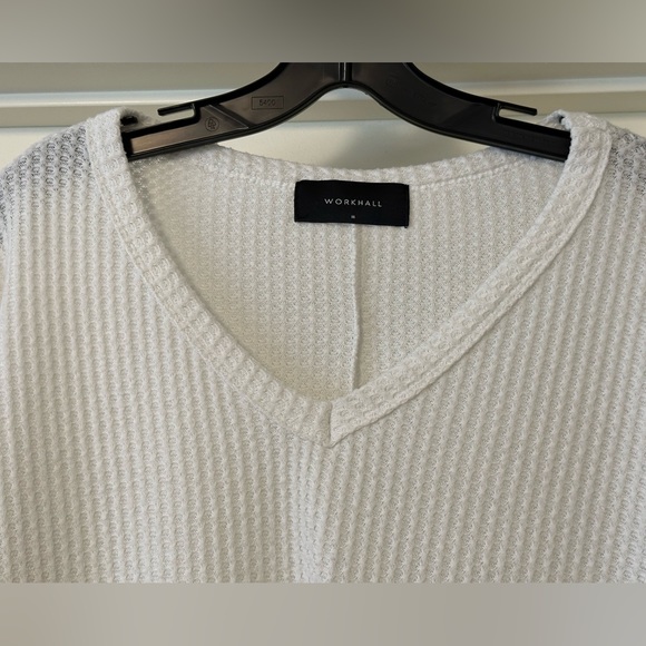 Women’s Workhall Oversized Waffle Knit Dolman Sleeve Sweater Size M - Picture 8 of 8